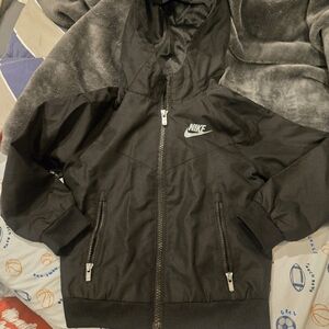 Nike Black Full-Zip Wind Breaker